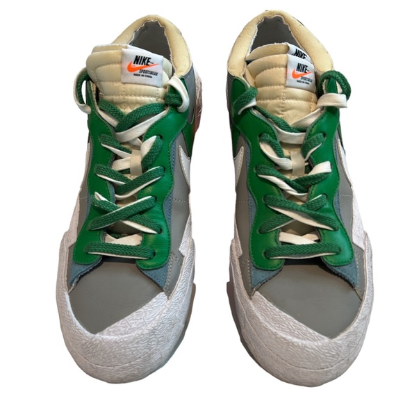 Nike x Sacai Blazer Low in Medium Grey/Classic Green - Picture 5 of 7